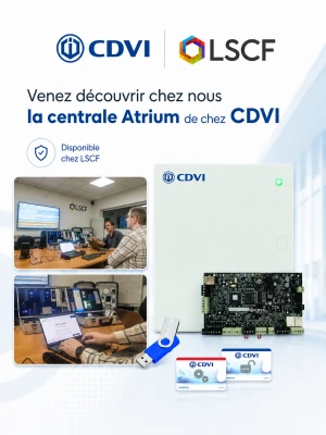 Présentation de la centrale Atrium CDVI dans nos locaux